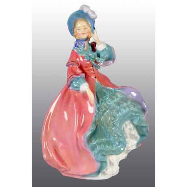 165 Royal Doulton Spring Morning Pink Lady Figurine.