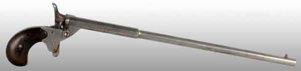 European "Pin-Fire" Single Shot Boot Pistol.: With 10 - 1/2" long barrel.