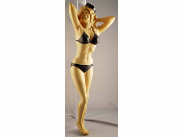 Jane Mansfield Hot Water Bottle.: Includes lid. 22" T.