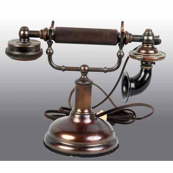 Federal Telephone & Telegraph Cradle Desk Set.: American. Circa 1915. 7 - 3/4" T.
