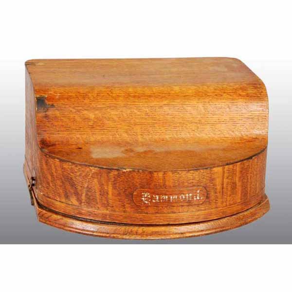Early Hammond Typewriter.: In fitted wooden box. 7" x 13 - 1/2" x 11".