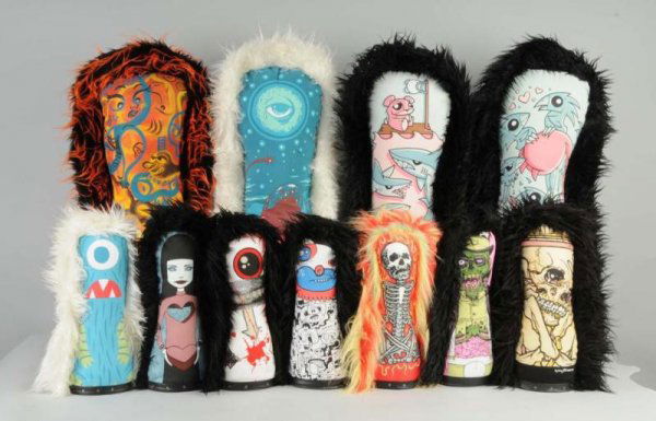 Lot of Standard & Large Size Circus Punks.: Includes seven 15" and five 30" Circus punks. Artists include Jeff Soto, Joe Ledbedder, Gama Go, Haze, Doug Thompson, Pushead, and Tara Mcpherson. Size: