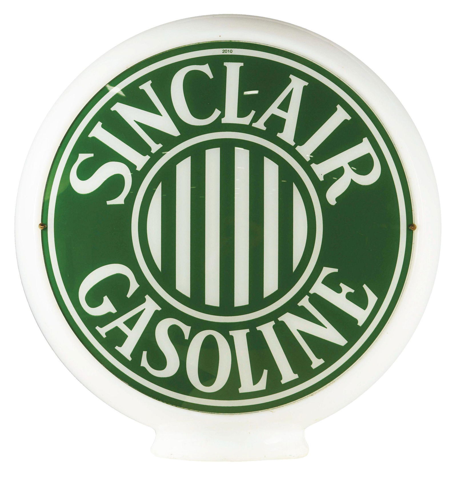 REPRODUCTION SINCLAIR GASOLINE 13.5" GLOBE LENSES ON (1 of 2)