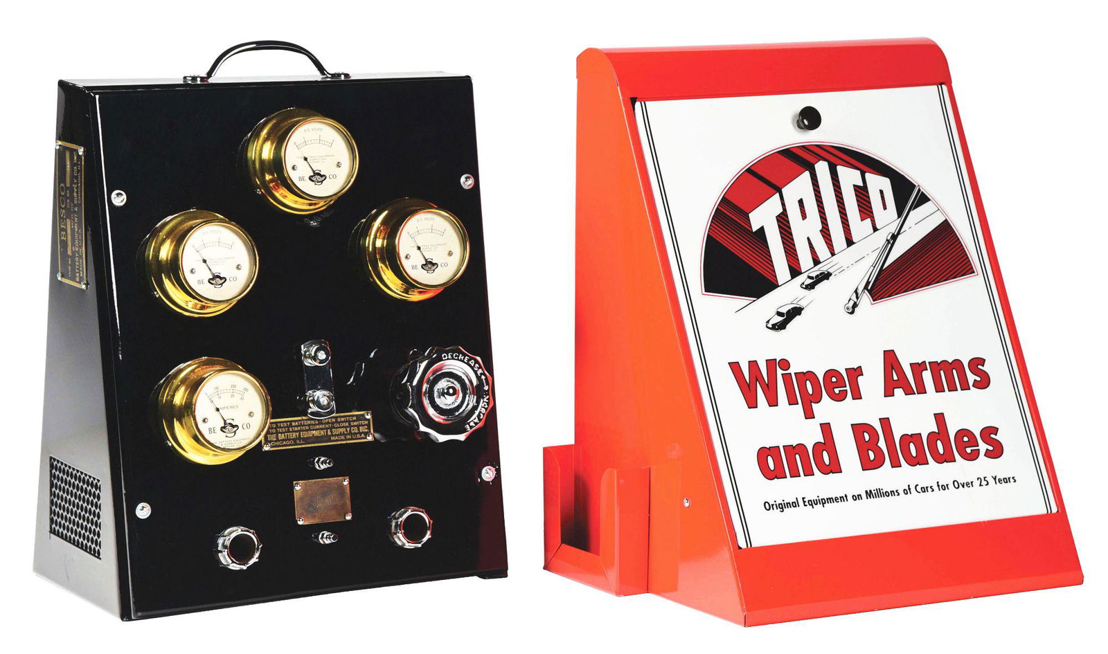 LOT OF 2: TRICO WIPER BLADES & BATTERY GAUGE DISPLAY. (1 of 6)