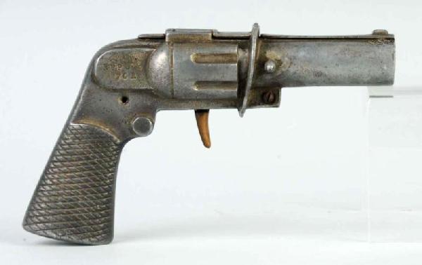 Pistol Mechanical Bank.: Made primarily for use with arcade games. Size: 7" L.