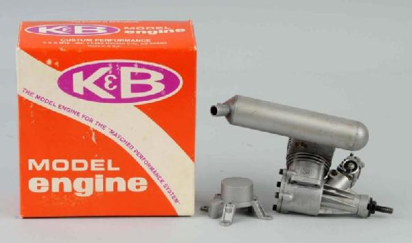 K & B Model Engine Toy.: Marked "No. 5900 .45 R/C Sportster". Includes instruction sheet and original box. Size: 6 - 1/2" x 3 - 1/4".