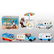 429: Lot of 5: Tin Ice Cream Vehicle Toys.