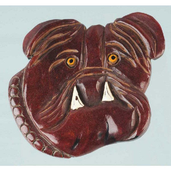Vintage Bakelite Winston Churchill Bull Dog Pin.: Size: 3" L.