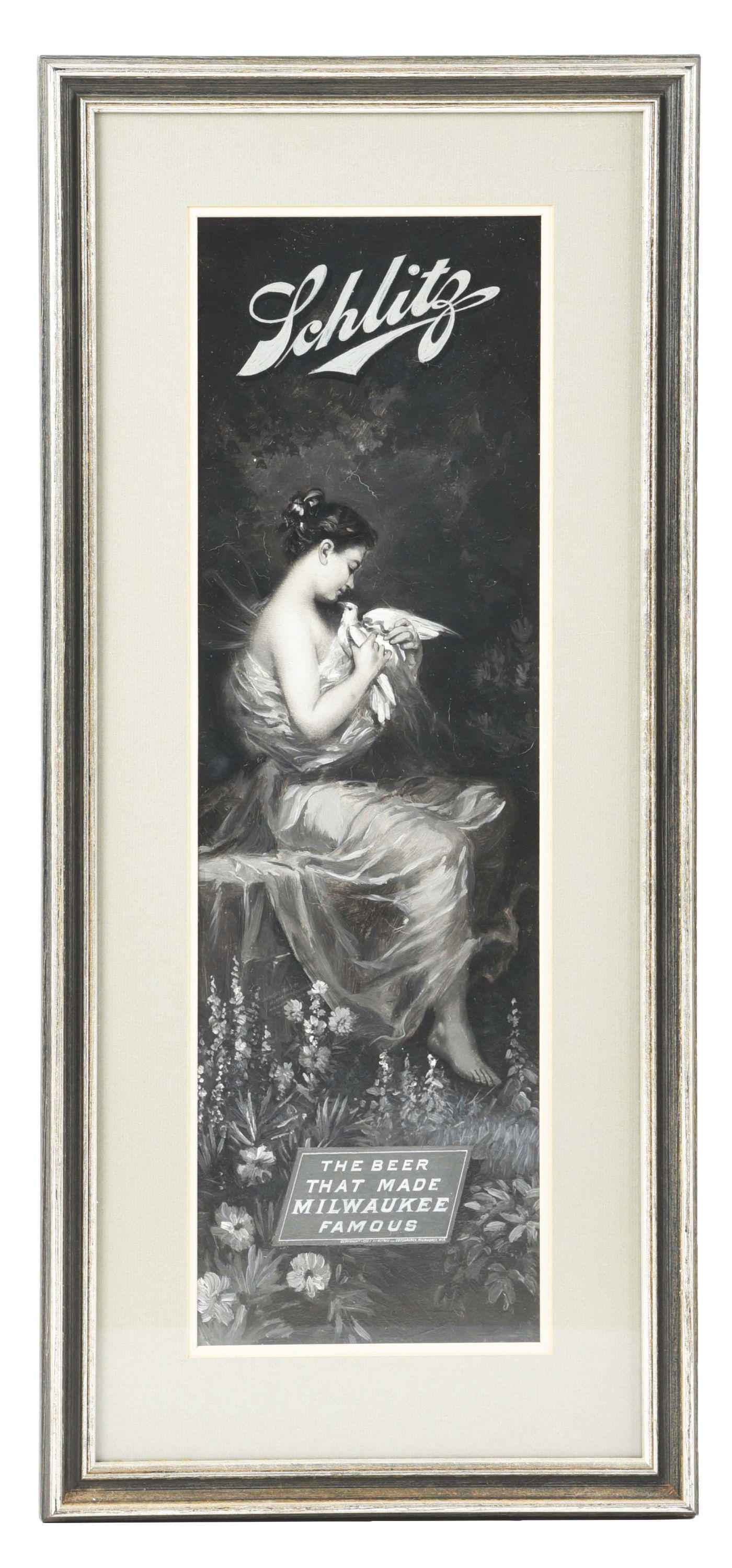 PAINTED SCHLITZ "THE BEER THAT MADE MILWAUKEE FAMOUS" (1 of 3)