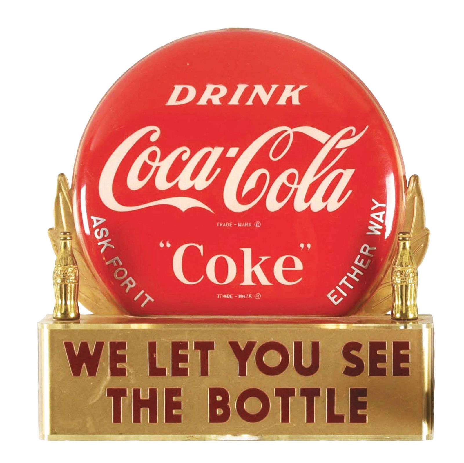 COCA-COLA COUNTERTOP DISPLAY. (1 of 2)