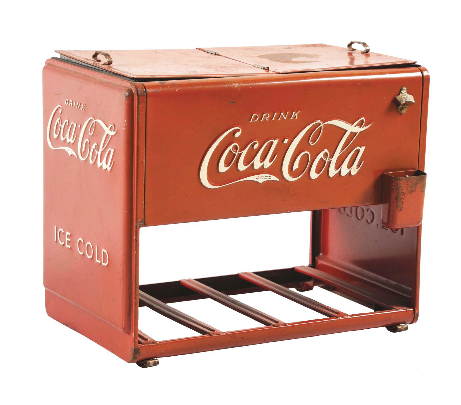 COCA-COLA SALEMAN'S SAMPLE COOLER. (1 of 4)