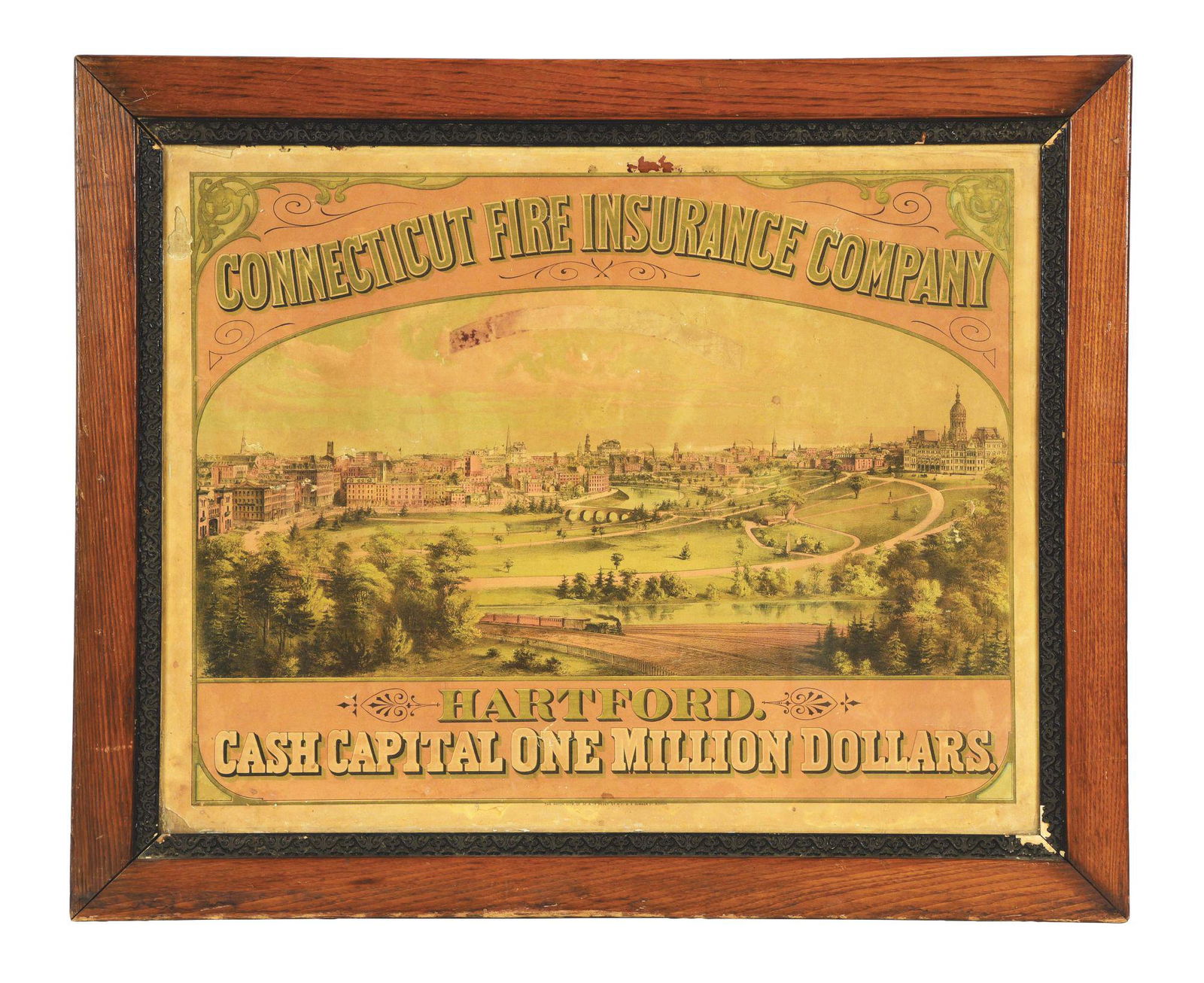 FRAMED CONNECTICUT FIRE INSURANCE COMPANY (1 of 3)