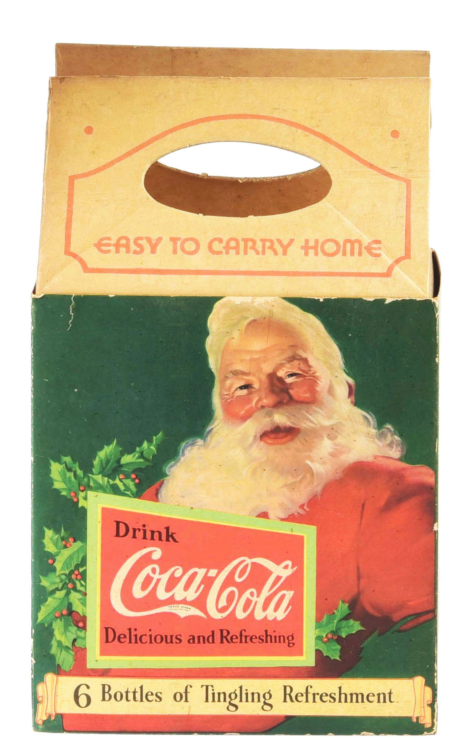 COCA-COLA CHRISTMAS SIX-PACK BOX. (1 of 4)