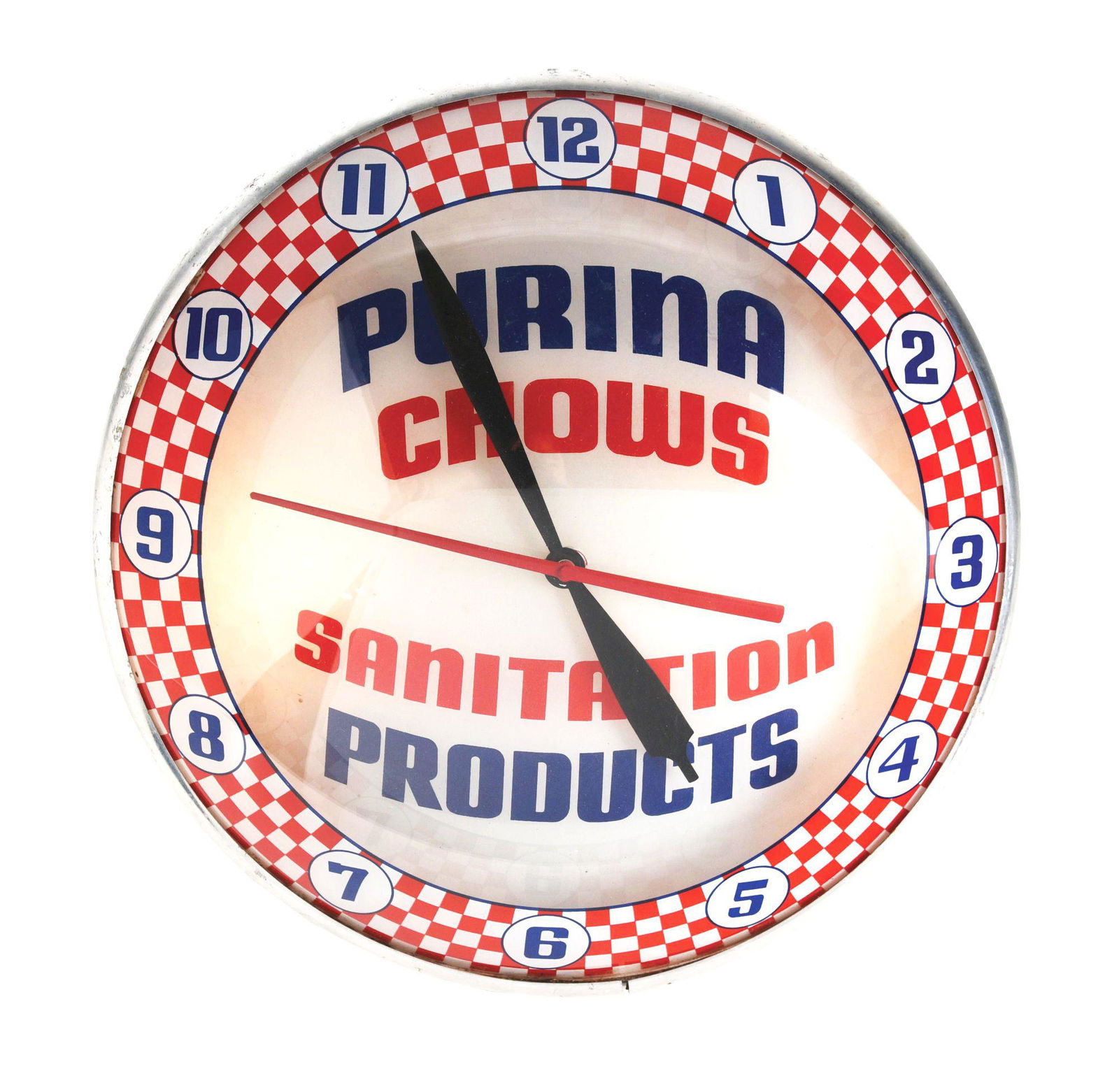 PURINA CHOWS BUBBLE CLOCK. (1 of 3)