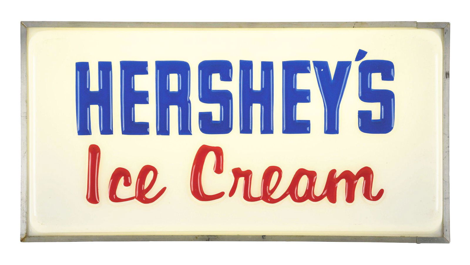 LIGHT-UP HERSHEY'S ICE CREAM SIGN. (1 of 3)