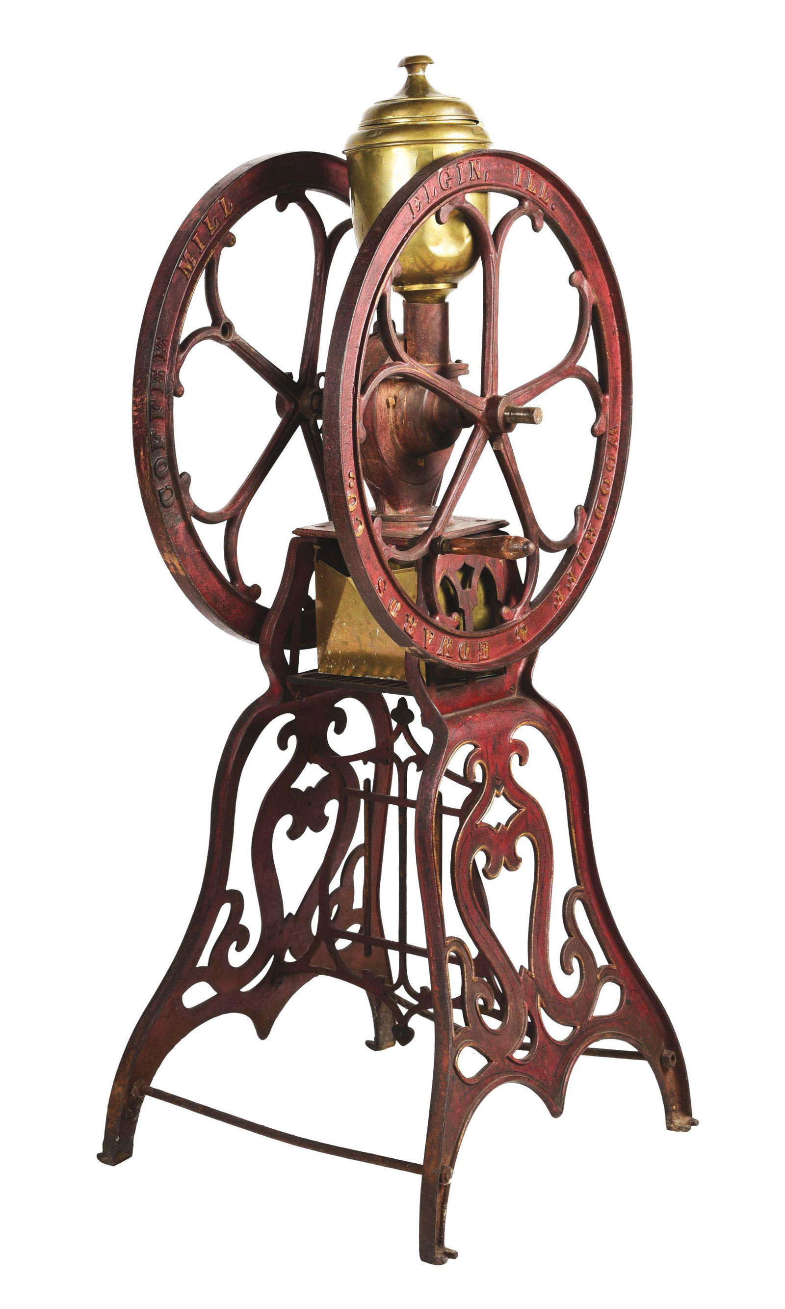 WOODRUFF & EDWARDS CO. NO. 10 COFFEE GRINDER. (1 of 6)