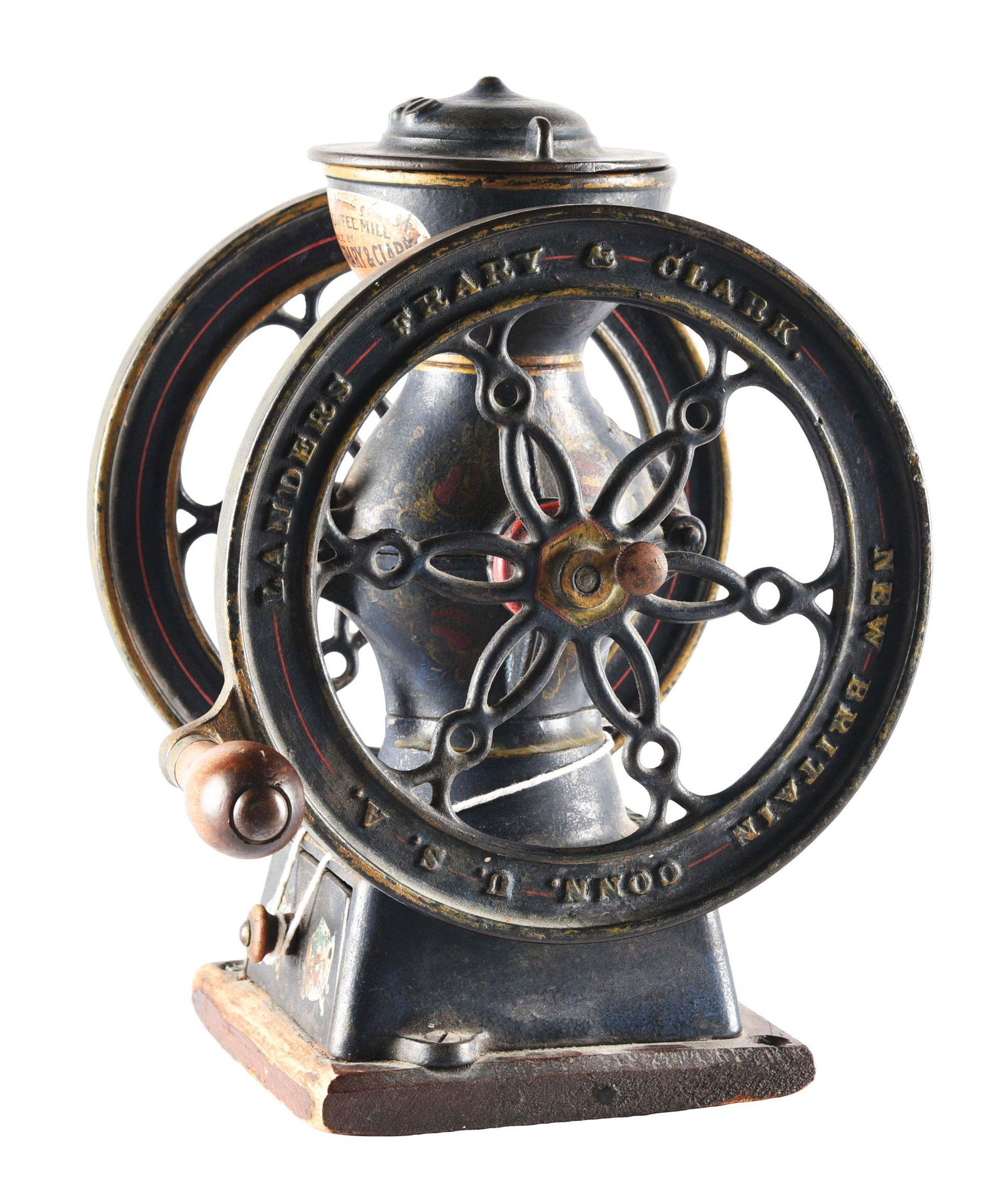 LANDERS FRARY & CLARK COFFEE GRINDER. (1 of 4)