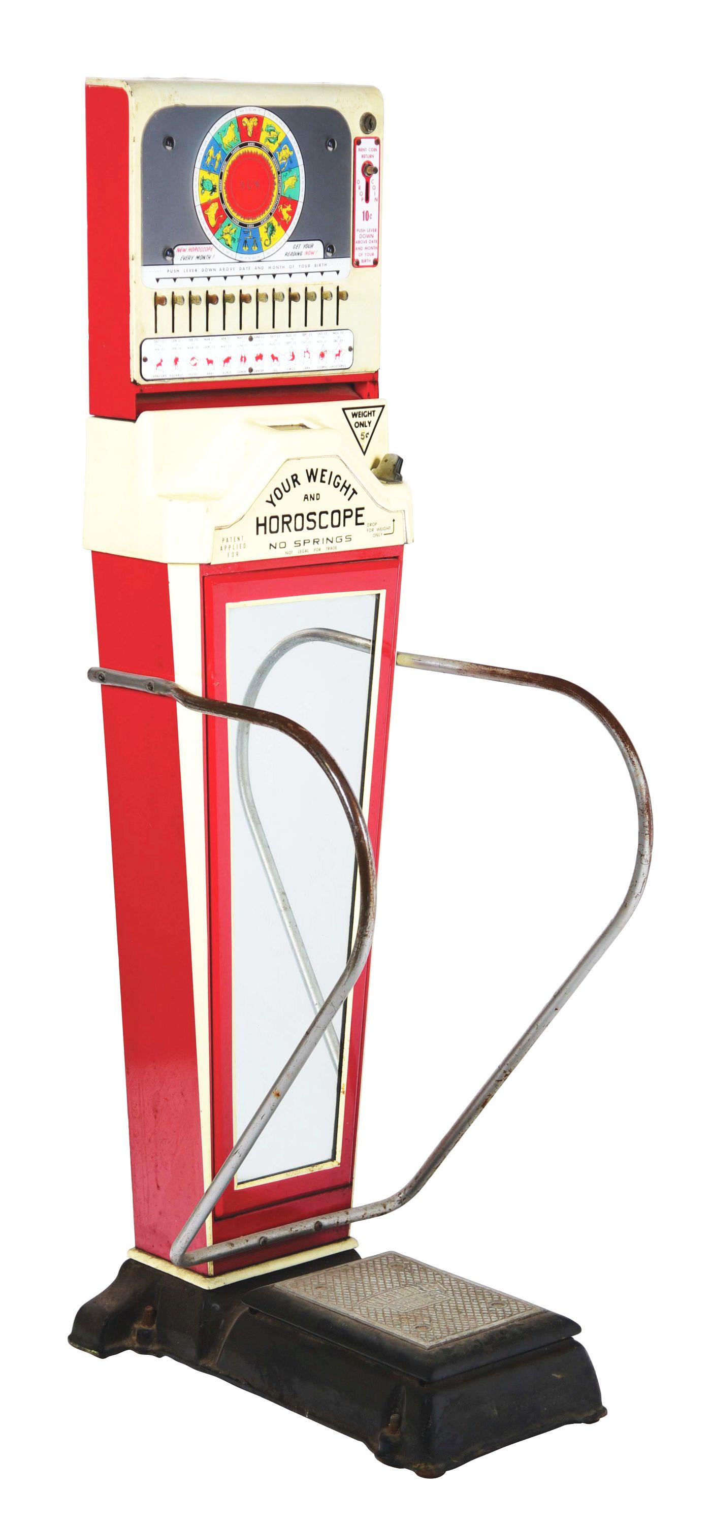 5¢/10¢ WATLING WEIGHT AND HOROSCOPE. (1 of 4)