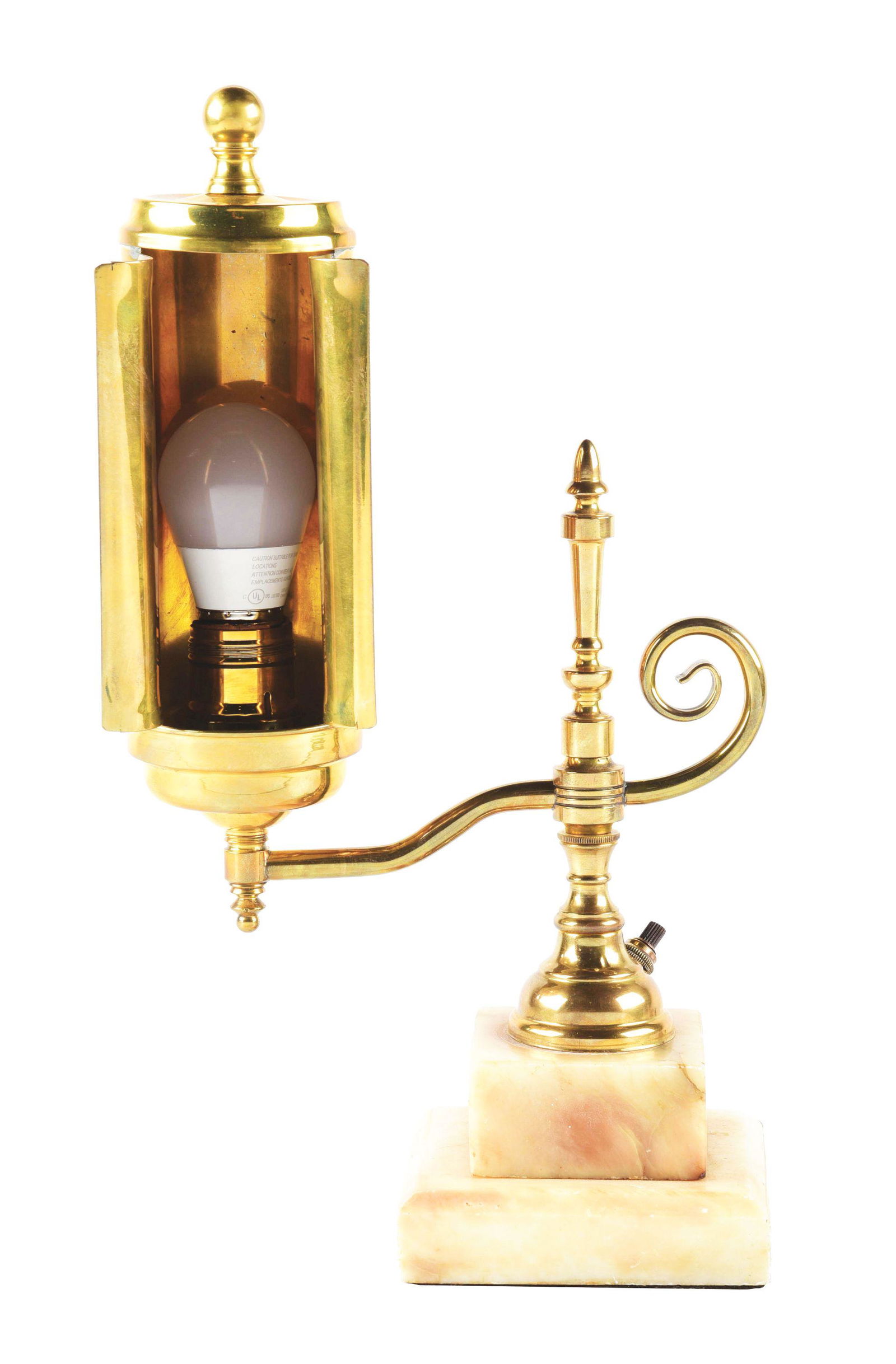 DAINTY AND DEMURE BANKER'S LIGHT. (1 of 5)