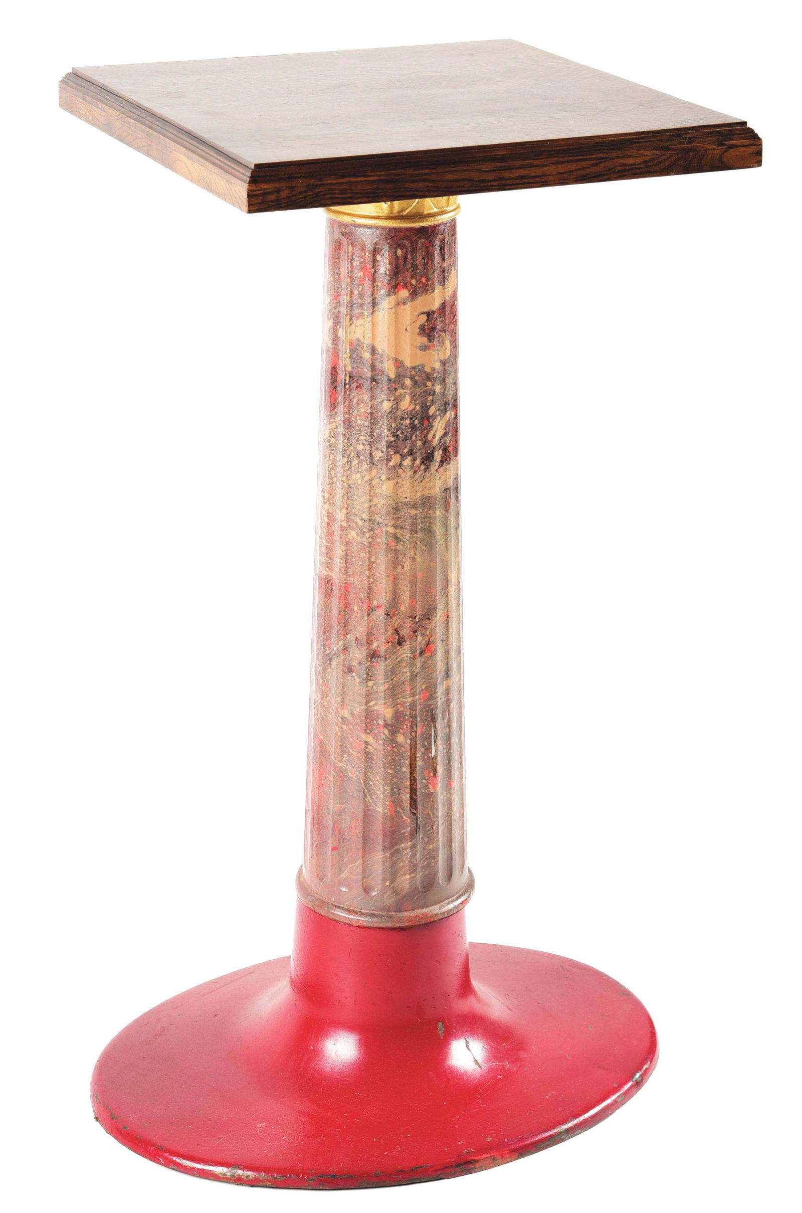 CAST IRON SLOT MACHINE OR COUNTER MACHINE STAND. (1 of 8)