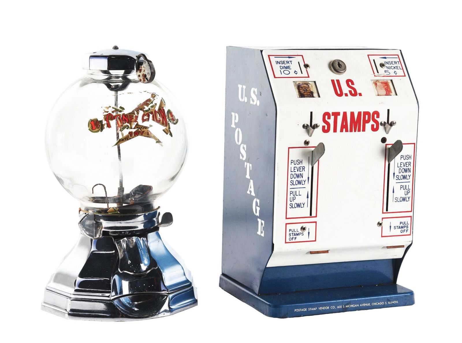 LOT OF 2: VENDING MACHINES. (1 of 4)