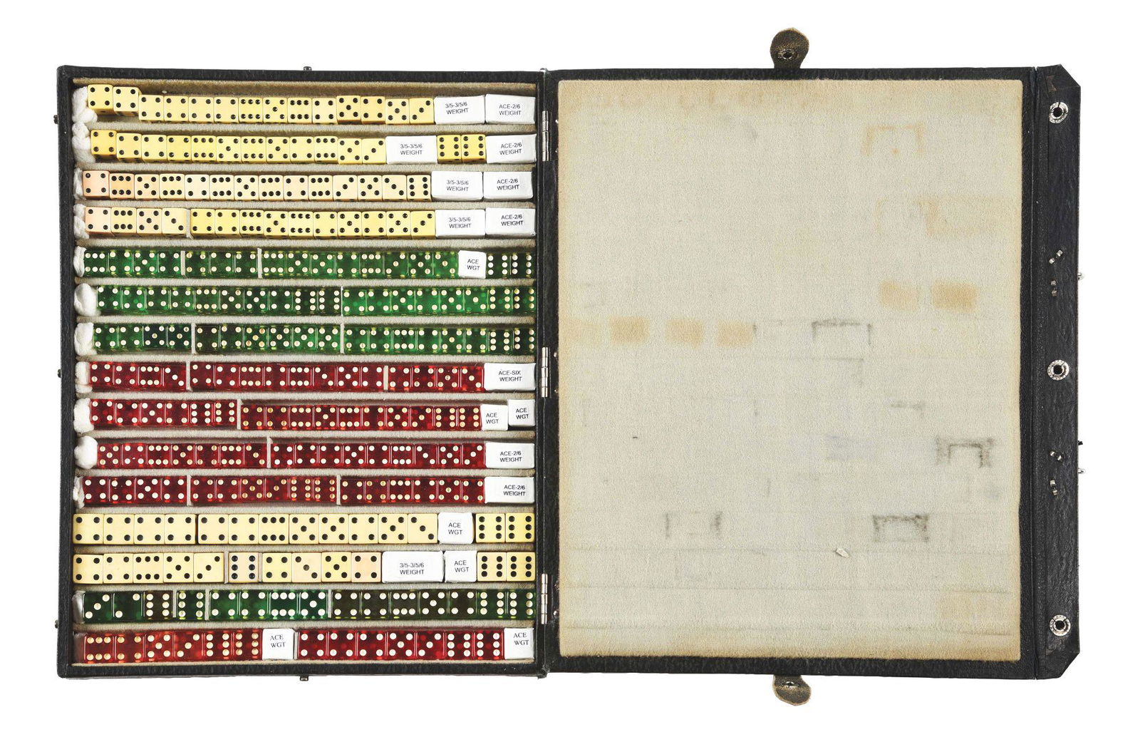 CASED UNUSED DICE SET. (1 of 4)