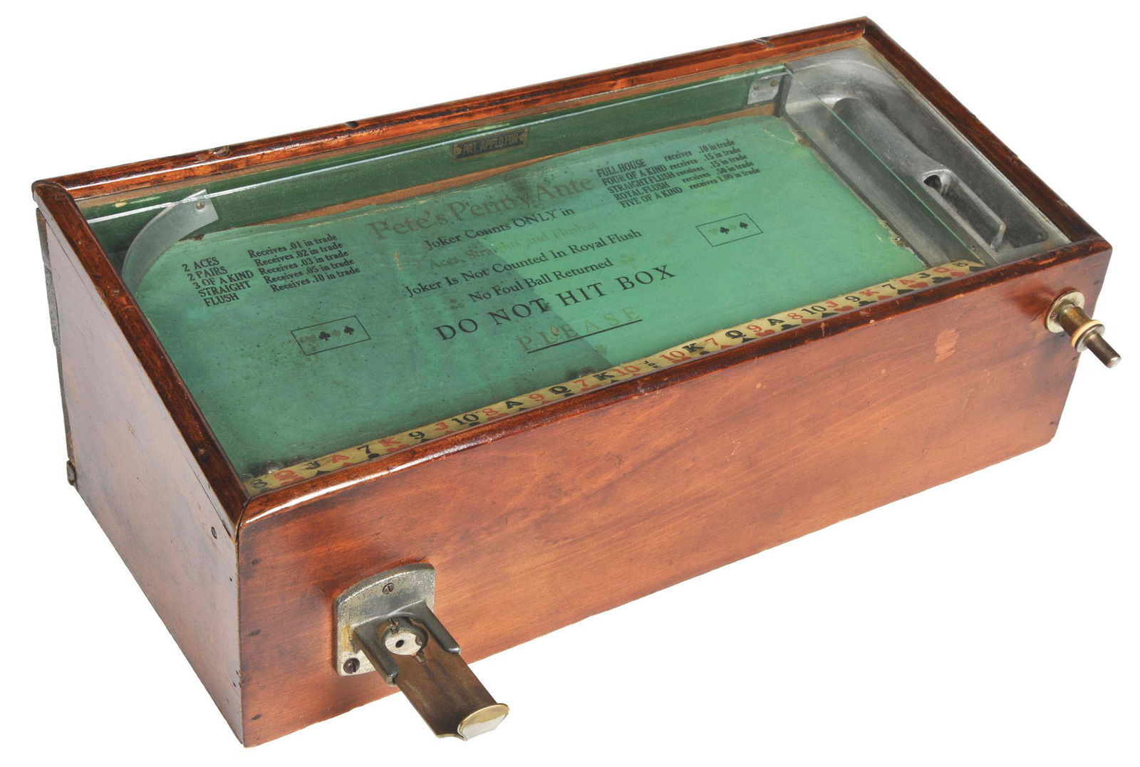 PETE'S PENNY ANTE GAMBLING MACHINE. (1 of 5)