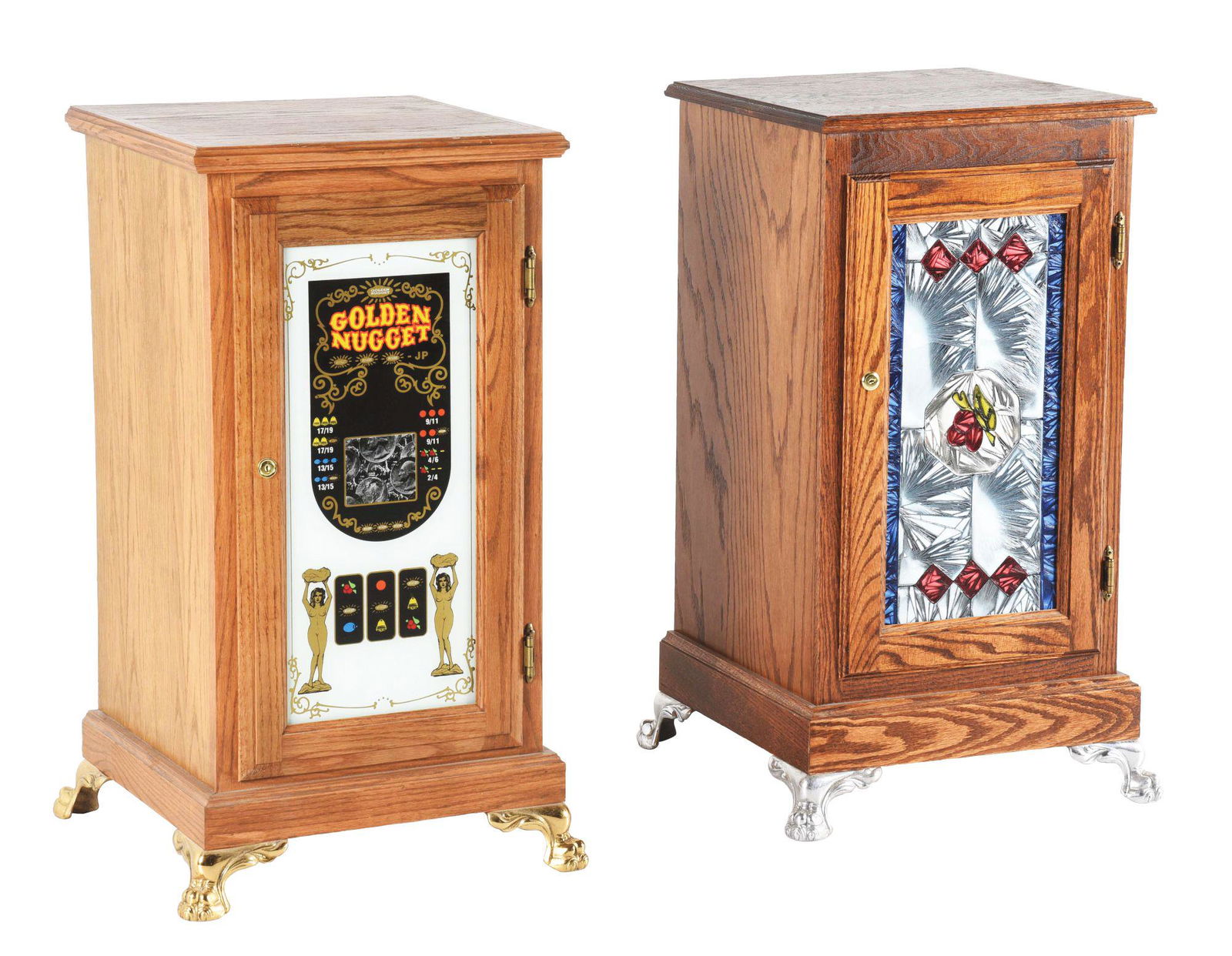 LOT OF 2: CONTEMPORARY SLOT MACHINE STANDS. (1 of 5)