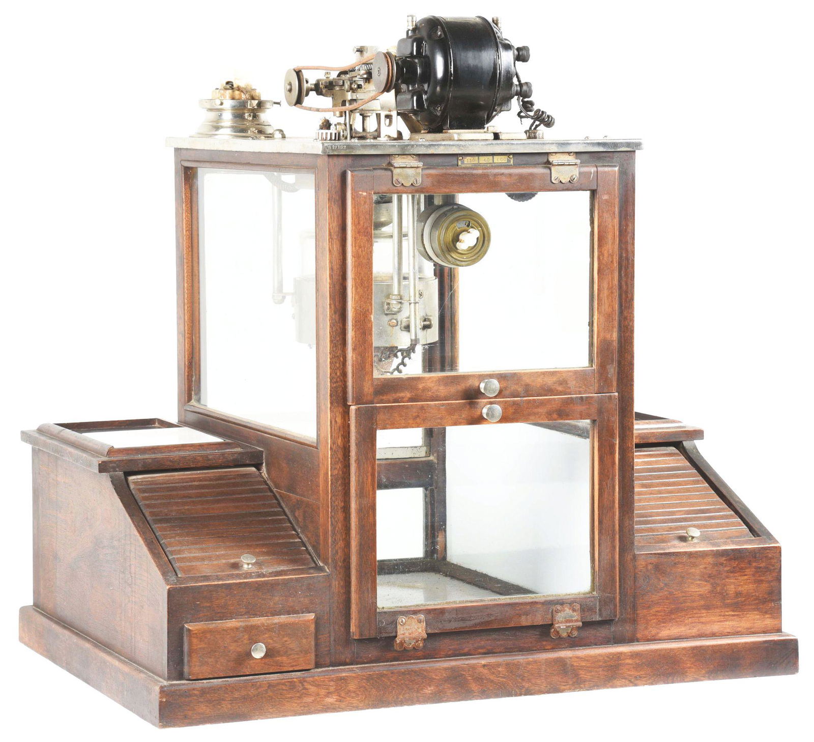 HOLCOMB & HOKE TABLETOP POPCORN MACHINE. (1 of 8)