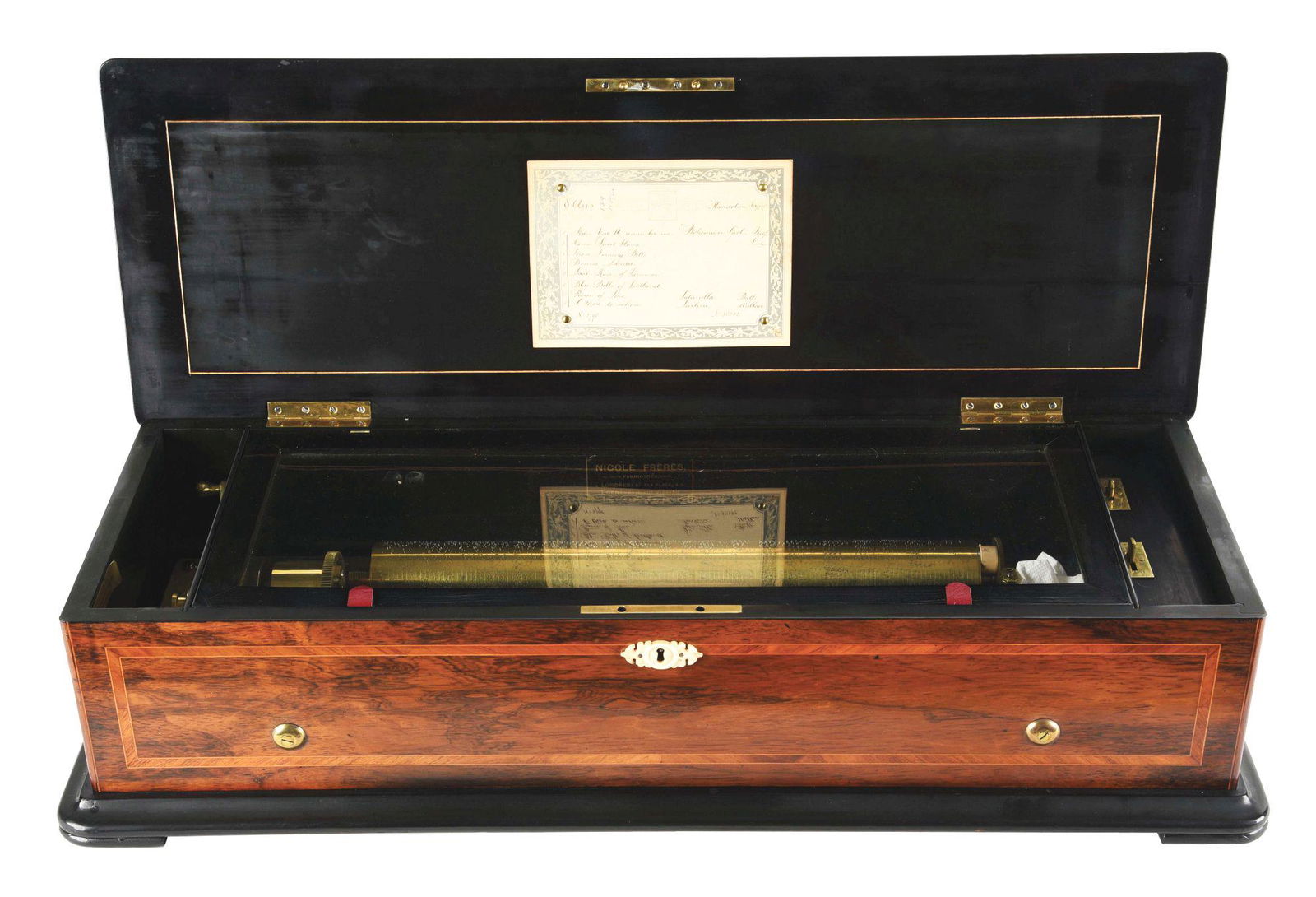 NICOLE FRERES CYLINDER MUSIC BOX C. 1888. (1 of 7)