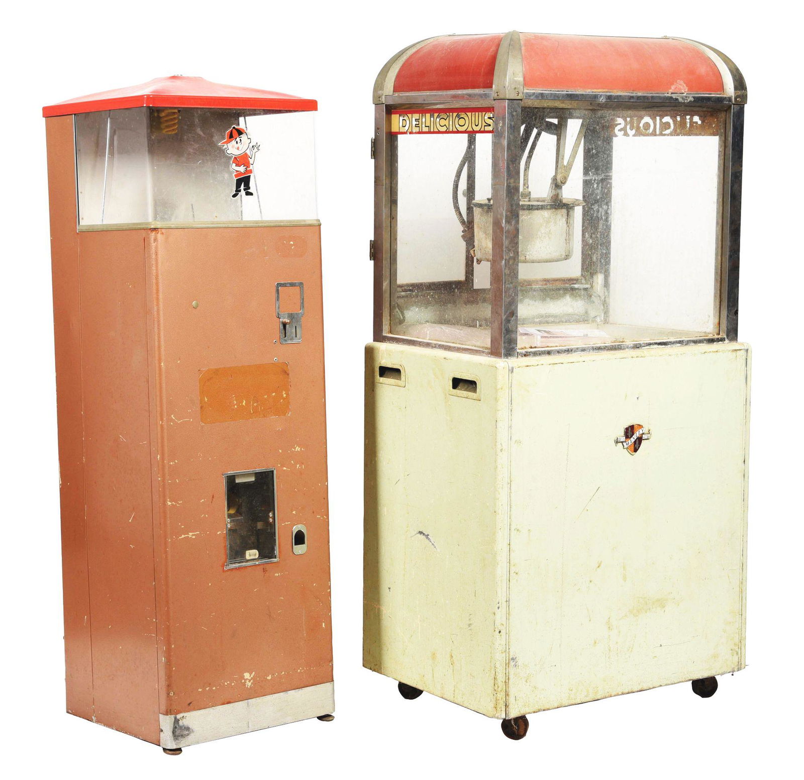 LOT OF 2: POPCORN MACHINES. (1 of 8)