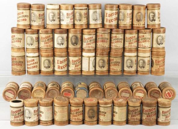 Lot of Edison Records.: Includes over 50, most in their original boxes. Size: