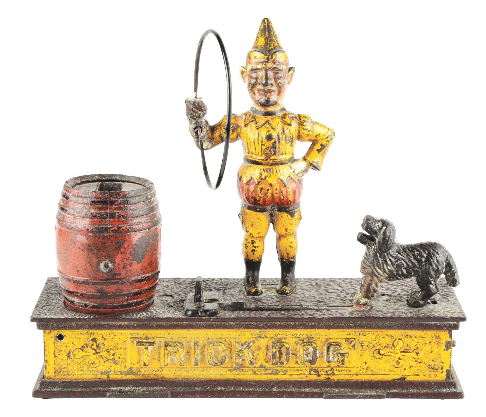 TRICK DOG MECHANICAL BANK. (1 of 6)