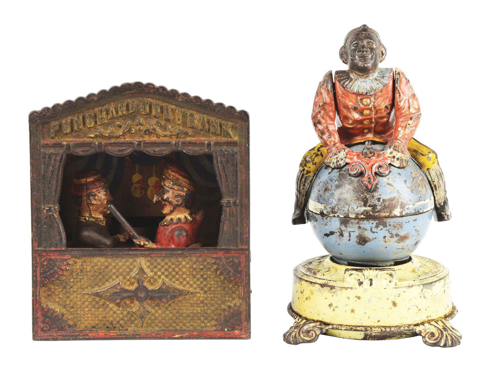 LOT OF 2: CAST IRON MECHANICAL BANKS. (1 of 5)