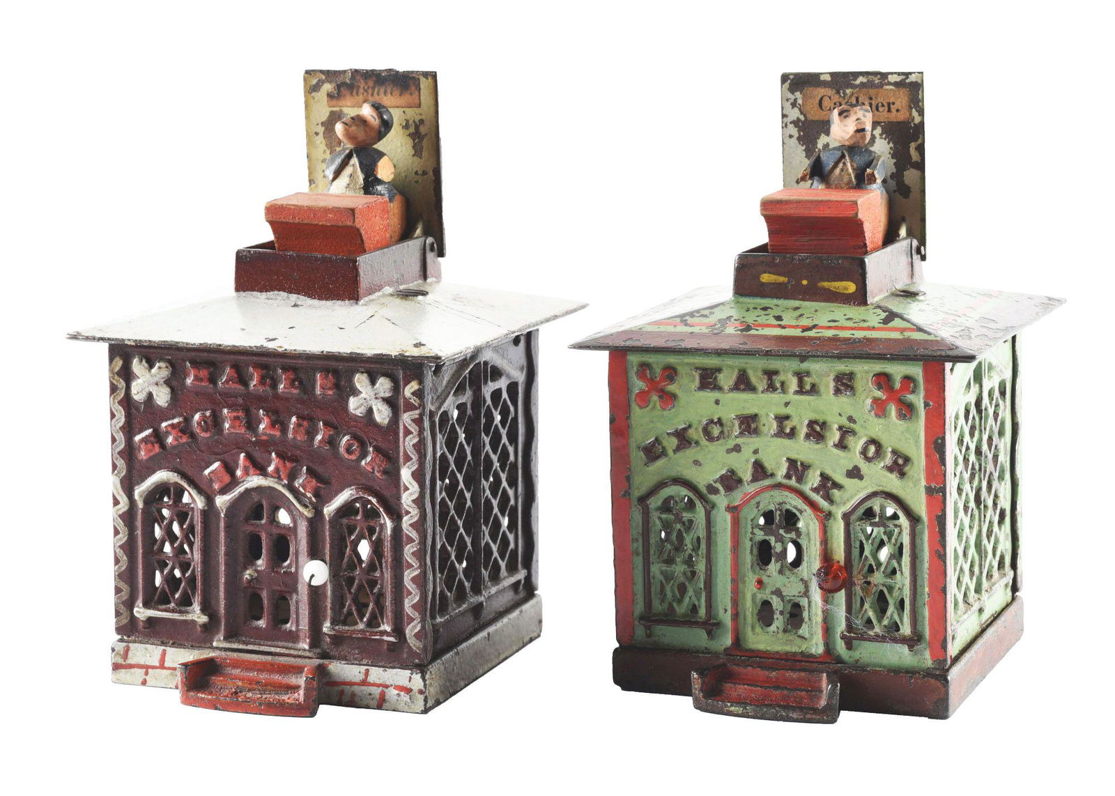 LOT OF 2: J. & E. STEVENS HALLS EXCELSIOR CAST IRON (1 of 5)