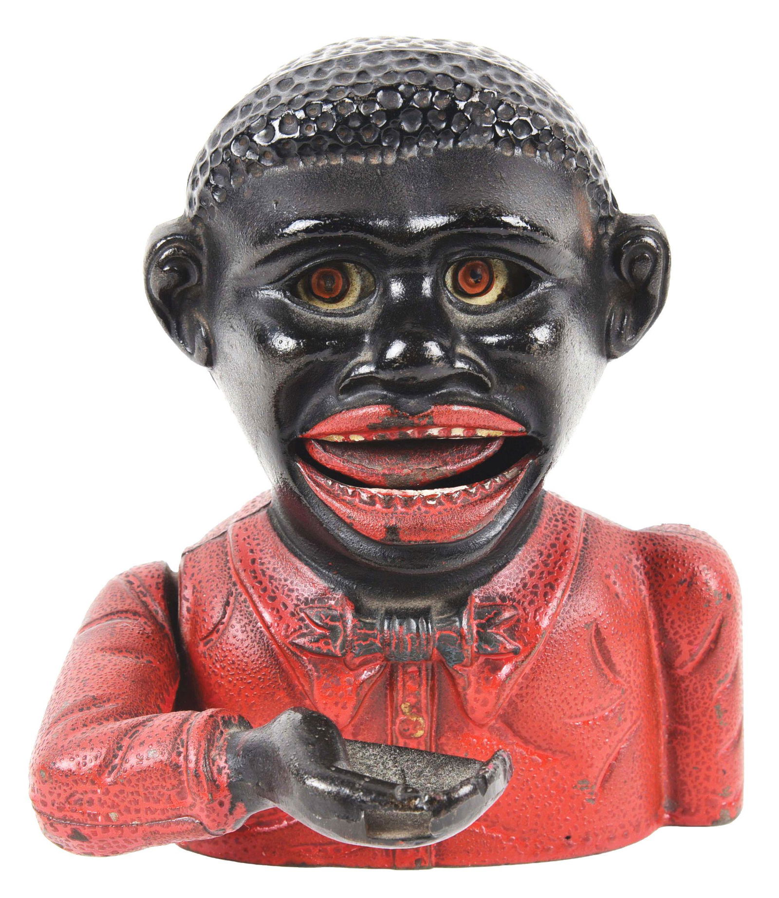 LITTLE JOE MECHANICAL BANK. (1 of 5)