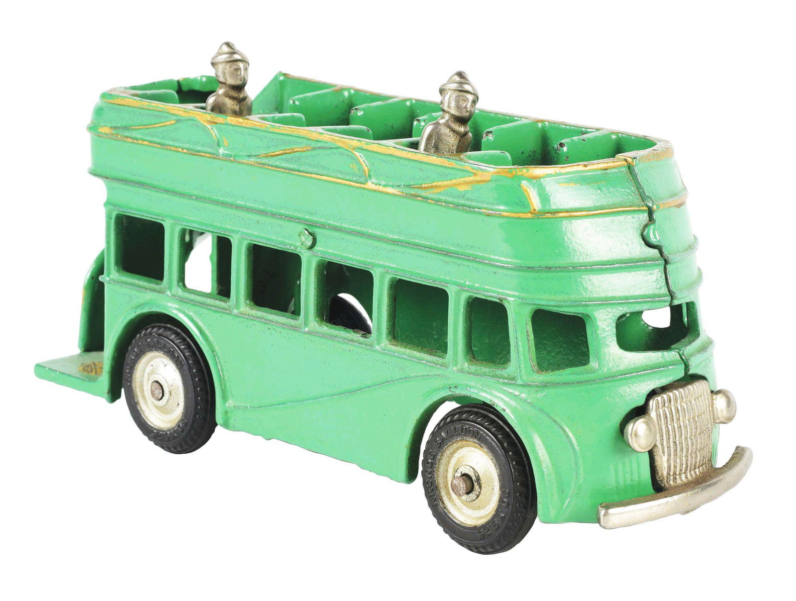 ARCADE CAST IRON DOUBLE DECKER BUS. (1 of 5)