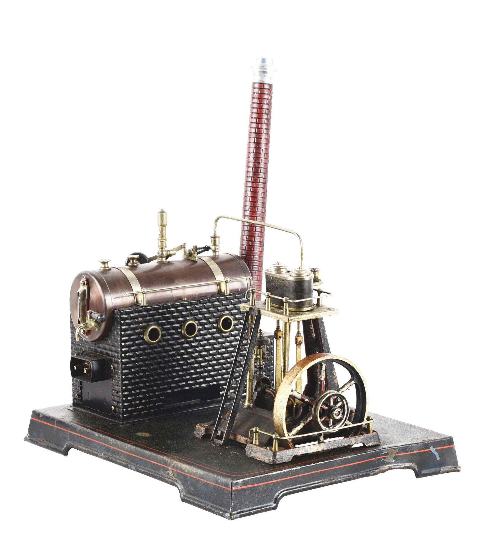 ELECTRICALLY HEATED GERMAN DOLL & CO. TWIN CYLINDER SHI (1 of 5)