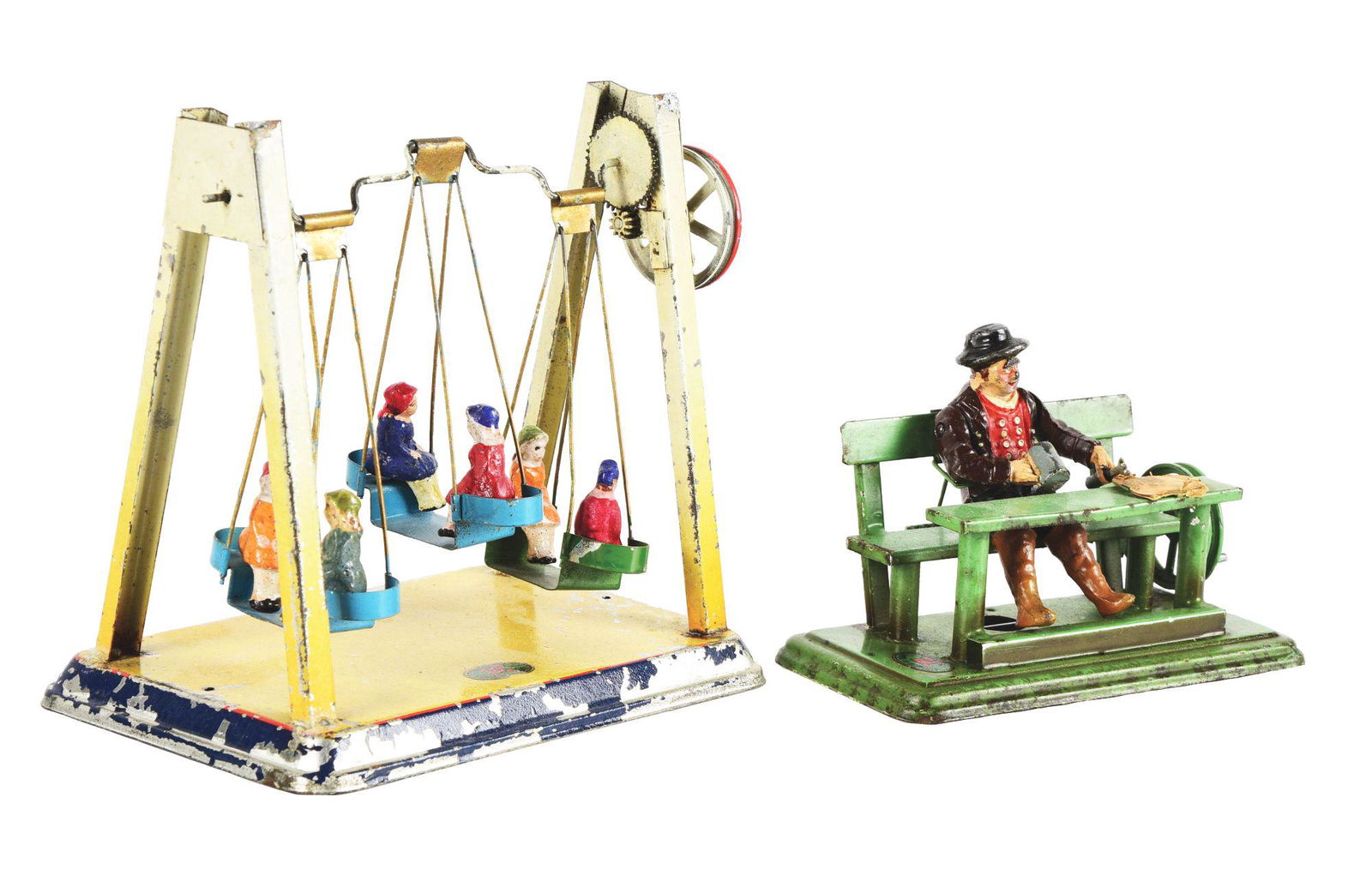 LOT OF 2: GERMAN DOLL COMPANY STEAM ACCESSORY PARK TYPE (1 of 4)