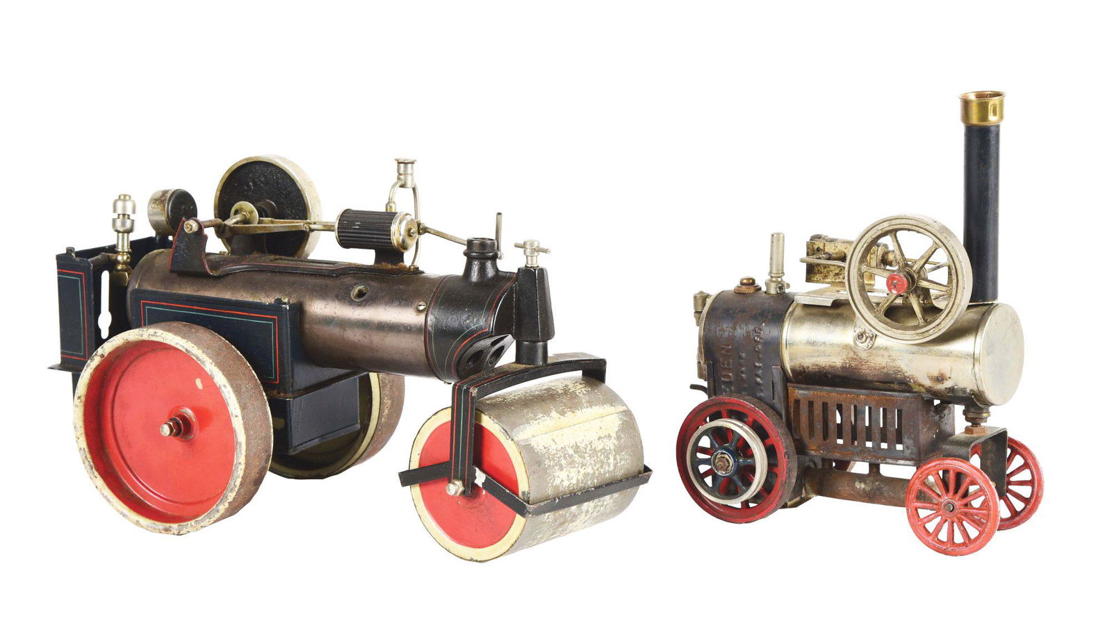 LOT OF 2: EARLY GERMAN DOLL COMPANY AND WEEDEN STEAM (1 of 3)