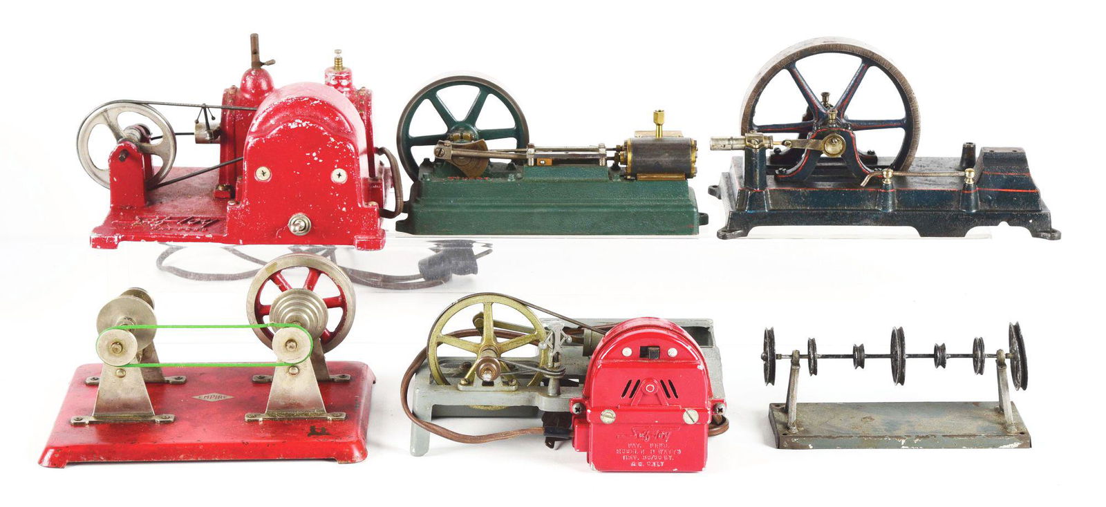 LOT OF 6: VARIOUS STEAM TOY MODELS. (1 of 2)
