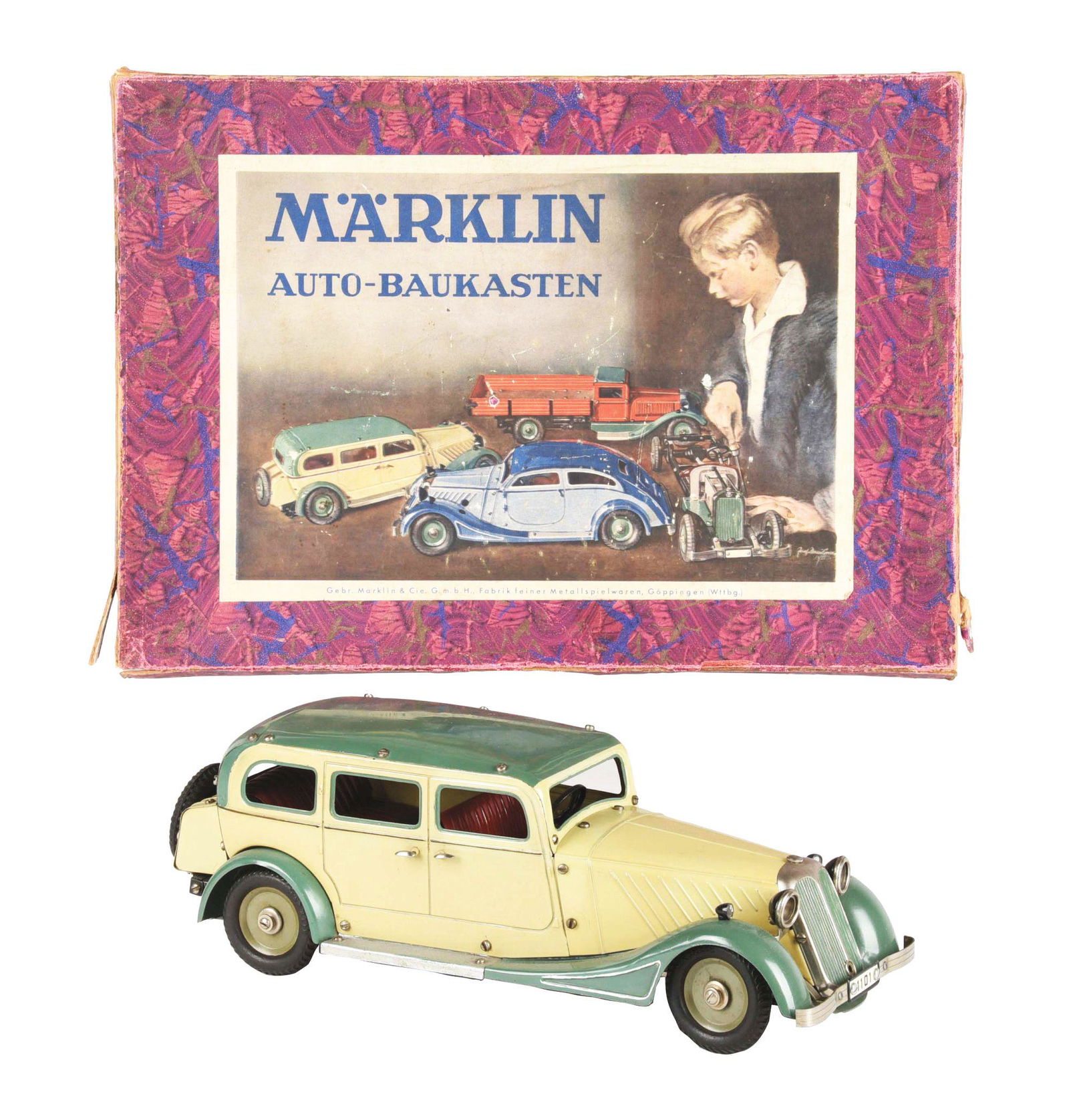 GERMAN MARKLIN PRE-WAR CONSTRUCTION SET AUTOMOBILE. (1 of 3)