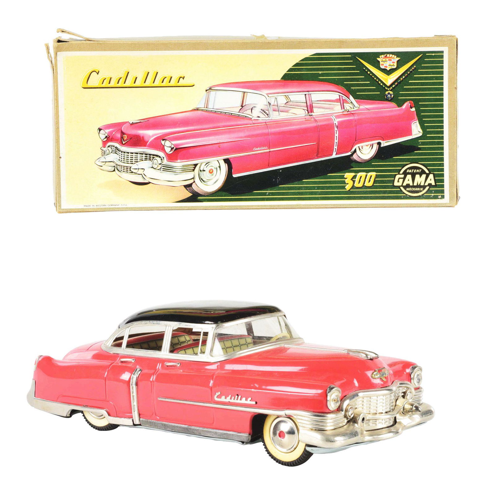 GERMAN GAMA TIN FRICTION CADILLAC AUTOMOBILE. (1 of 5)