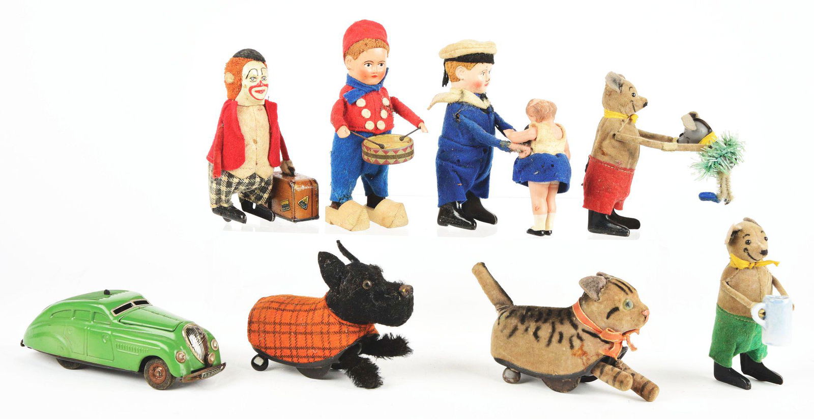 LOT OF 8: GERMAN SCHUCO TOYS. (1 of 2)