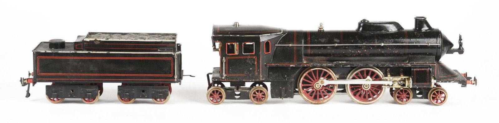 GERMAN BING I-GAUGE STEAM ENGINE AND TENDER. (1 of 5)