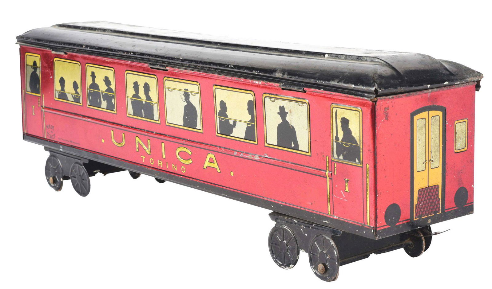 UNICA FIRST CLASS PASSENGER CARRIAGE BISCUIT TIN. (1 of 4)