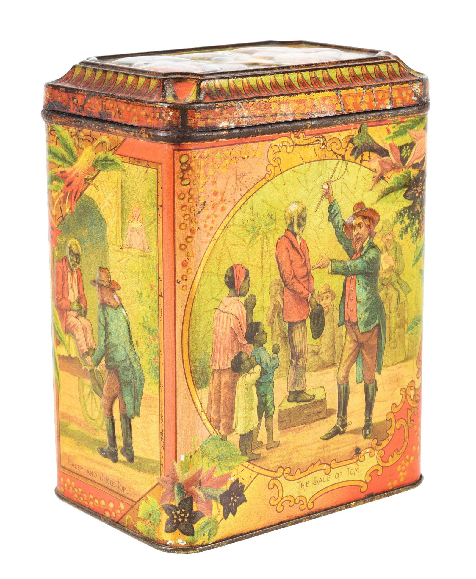 MCVITIE & PRICE UNCLE TOM'S CABIN BISCUIT TIN. (1 of 6)