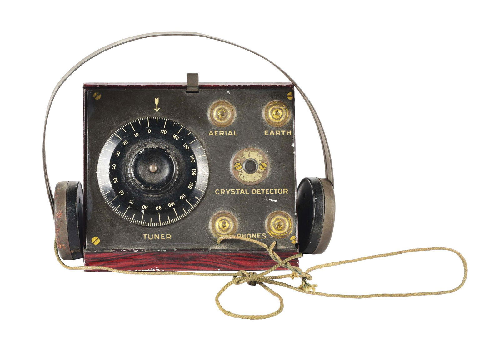 HUGHES RADIO BISCUIT TIN. (1 of 4)