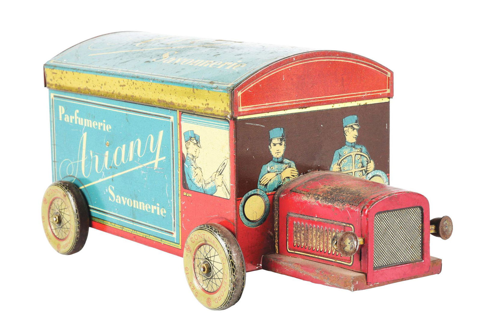 PERFUMY ARIANY SOAP TIN TRUCK. (1 of 6)