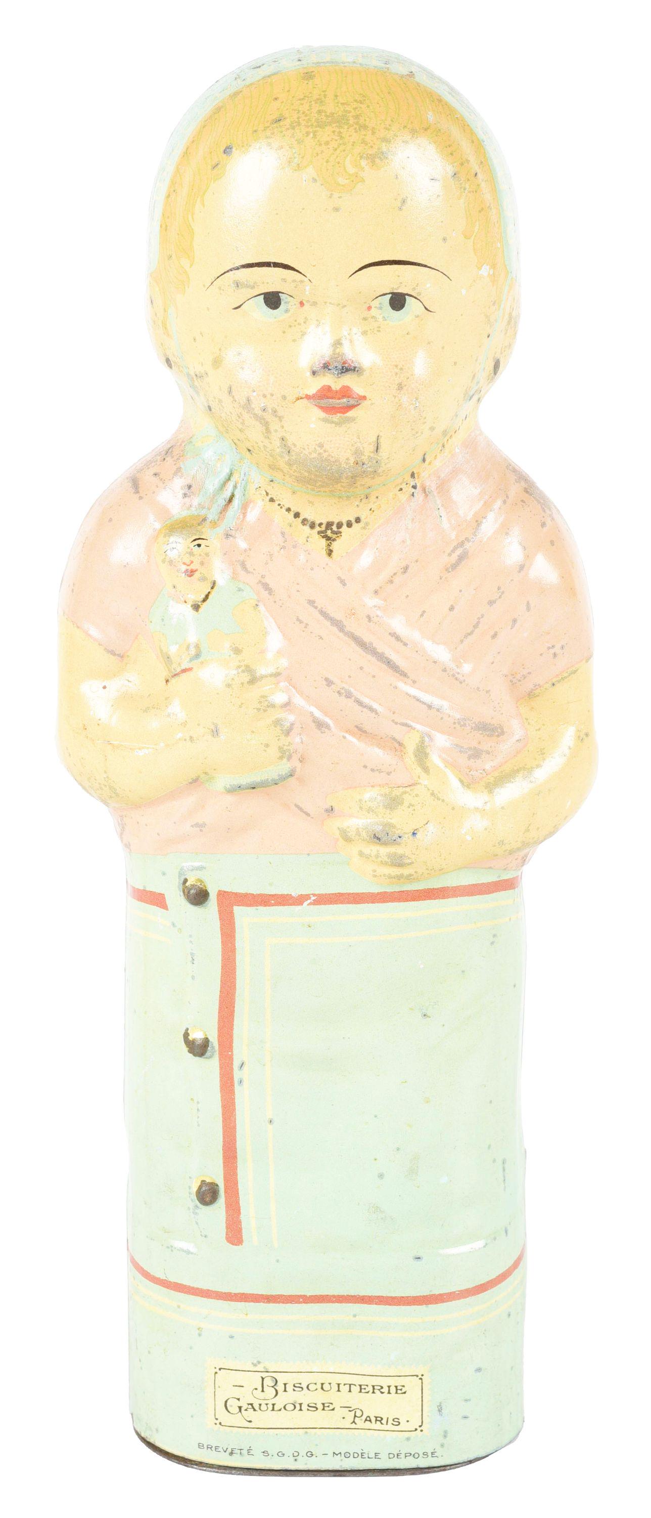 BISCUITERIE GAULOISE BABY BISCUIT TIN. (1 of 3)